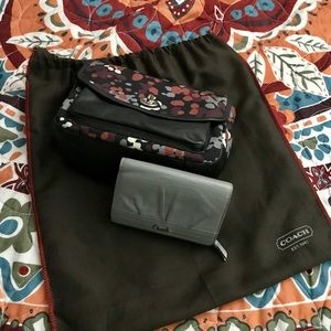 Coach Park Splatter Print Crossbody Bag